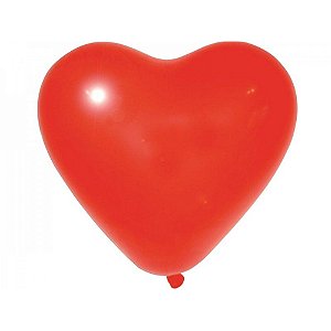 Balão 11 Coração Vermelho Quente | 20 Unidades