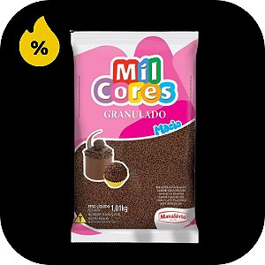 Granulado Macio Chocolate Mil Cores 1,01kg - Mavalério