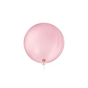 Balão 5 Liso Redondo Rosa Baby | 50 Unidades