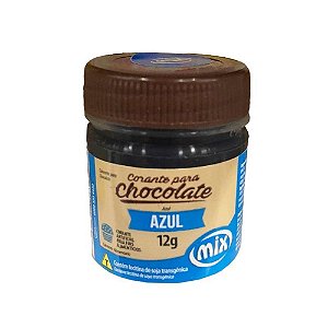 Corante em Gel para Chocolate Azul 12g - Mix