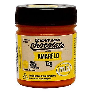 Corante em Gel para Chocolate Amarelo 12g - Mix