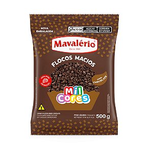 Flocos Macio Chocolate Mil Cores 500g - Mavalério