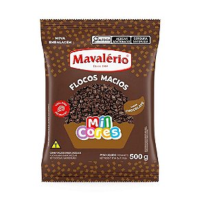 Flocos Macio Chocolate Mil Cores 500g - Mavalério