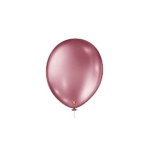 Balão 16 Metallic Rosa 10Un