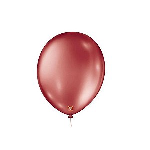 Balão 16 Metallic Vermelho 10Un
