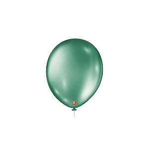 Balão 16 Metallic Verde 10Un