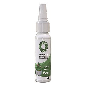 Corante Soft Gel Verde Seco 15g - Mago