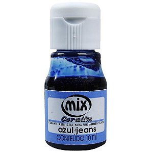 Corante Líquido Azul Jeans 10ml - Mix