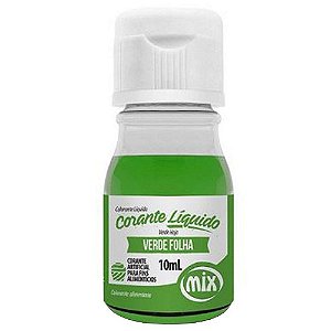 Corante Líquido Verde Folha 10ml - Mix