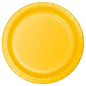 Prato 18cm Colors Amarelo | 8 Unidades