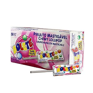 Pirulito Mastigável Bolete Tutti-Frutti Dori 560G | 50 Unidades