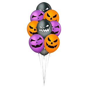 Balão 12 Halloween | 10 Unidades