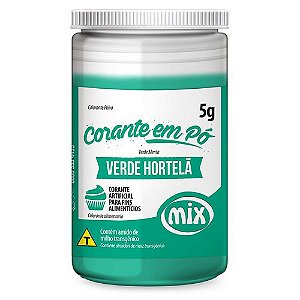 Corante Pó Verde Hortelã 5g - Mix