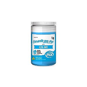 Corante Pó Azul Anis 5g - Mix