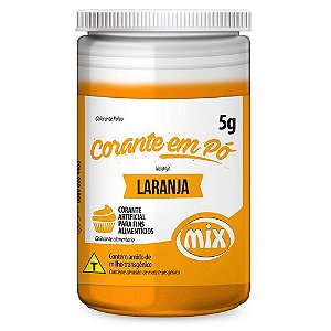 Corante Pó Laranja 5g - Mix