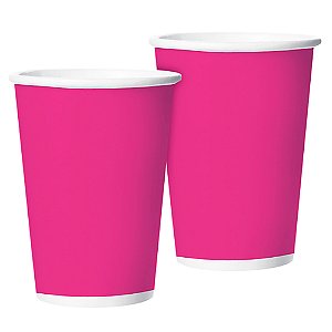 Copo Papel 180ml Pink | 8 Unidades