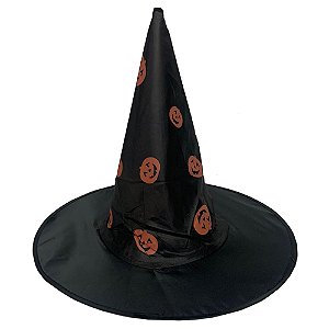 Chapéu Bruxa Abóbora Halloween