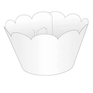 Saia Cupcake Branco  12un - Lsc Toys