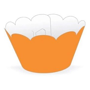 Saia Cupcake Laranja 12un - Nc Toys