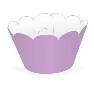 Saia Cupcake Lilás 12un - Nc Toys