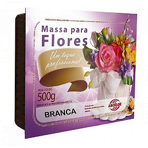 Massa para Flores Branca 500g - Arcolor