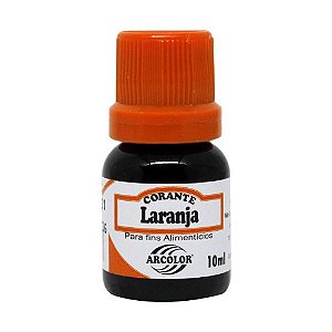 Corante Líquido Laranja 10ml - Arcolor