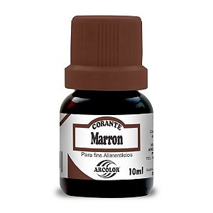 Corante Líquido Marrom 10ml - Arcolor