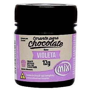 Corante em Gel para Chocolate Violeta 12g - Mix