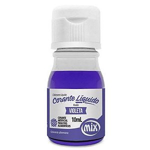 Corante Líquido Violeta 10ml Mix