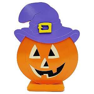 Display Cabeça de Abóbora Chapéu Halloween 002