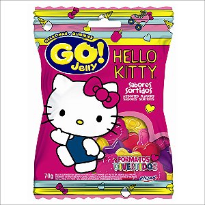 Bala Gelatina Jelly Hello Kitty Sortido 70gr