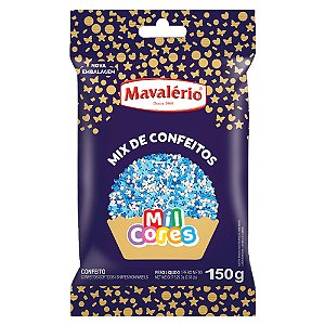 Mix de Confeitos Azul 150G