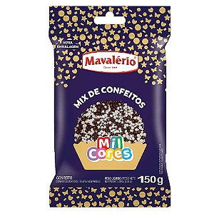 Mix de Confeitos Marrom 150g - Mavalério