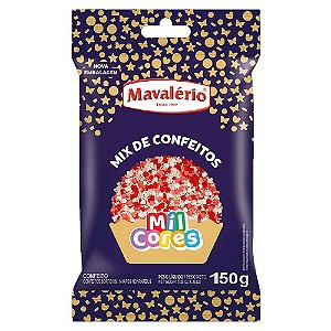 Mix de Confeitos Rosa 150g - Mavalério