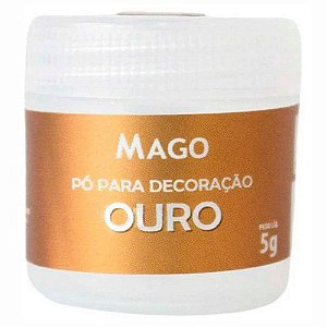 Pó para Decoração Ouro 5g - Mago