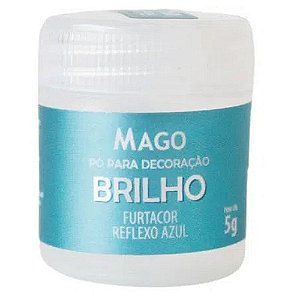 Pó para Decoração Reflexo Azul 5g - Mago