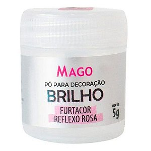 Pó para Decoração Reflexo Rosa 5g - Mago