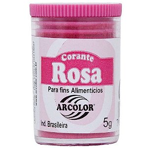 Corante Pó 5G Rosa Arcolor