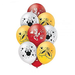 Balão 9 Minnie | 25 Unidades