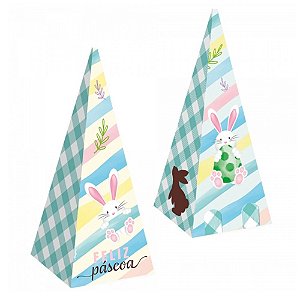 Cone Decorativo Páscoa Chocolate 4Un - Regina