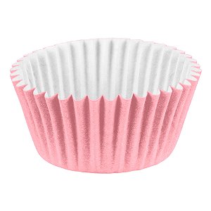Forminhas Cupcake Impermeável Rosa Bb 45 Unidades