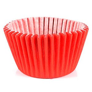 Forminhas Cupcake Impermeável Vermelha 45 Unidades