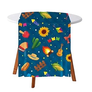 Trilho de Mesa Tecido Arraiá - Regina