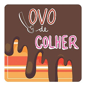 Etiqueta Adesiva de Páscoa Ovo de Colher 60un - Hiper