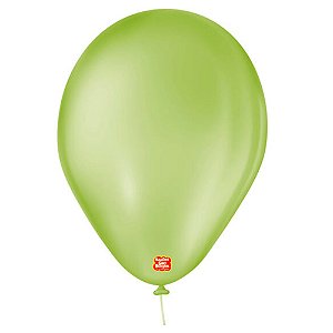 Balão 7 Liso Verde Eucalipto 50 Unidades