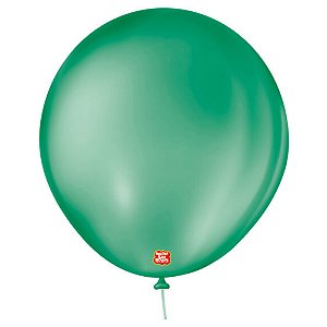 Balão 8 Liso Verde Folha 50 Unidades