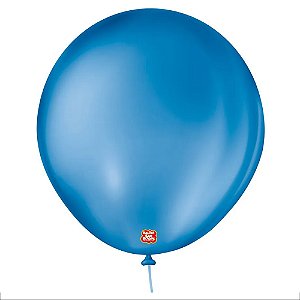 Balão 8 Liso Azul Cobalto 50 Unidades