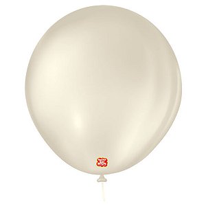 Balão 8 Liso Areia 50 Unidades