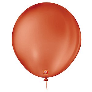 Balão 8 Liso Terracota 50 Unidades