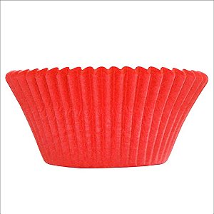 Forminha Forneável Cupcake Vermelho | 57 Unidades